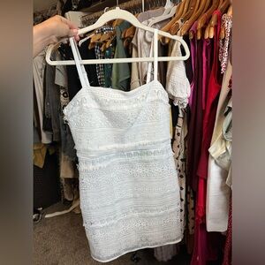 Sam Edelman Fringe White Dress